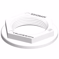 Trudesign Mutter 1 1/2" vit till bordgenomföring