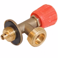 Avstängningsventil till blå gasflaskregulator FR och EU