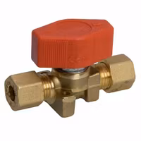 Gasolkran med 8mm röranslutning