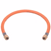Gasolslang 80 cm, 1/4" koppling i båda ändar