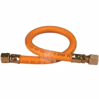 Gasolslang 1,2m 1/4" till 8mm röranslutning