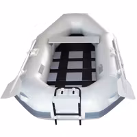 Aquaquick Gummibåt med rundad akter och lamelldurk, 200 cm