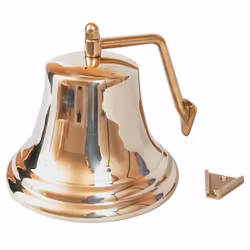 Skeppsklocka med fäste, Ø:210 mm