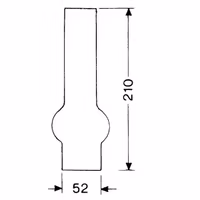 DHR Lampglas 15''' x 210 mm
