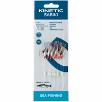 Kinetic Sabiki silltafs MaxCatch, Fishskin/Multi
