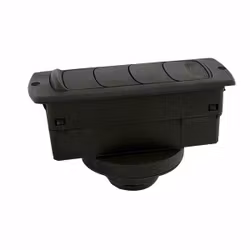 Rektangulärt munstycke med stängning 55 mm anslutning, rak