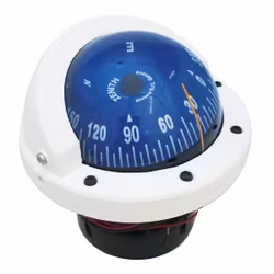 Riviera nedfälld kompass Zenith 3" vit / blå