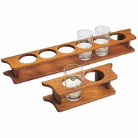 Roca glashållare teak 14x9x9 cm, för 1 glas