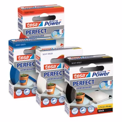 Tesaband / Vävtejp vit 19 mm