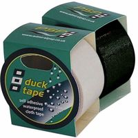 Psp duck tape gaffatejp svart 50 mm x 5 m