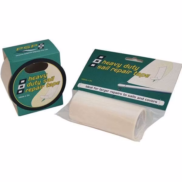 PSP H/D segelreparationstejp vit 50 mm x 2 m