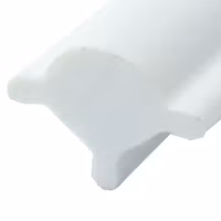 Låslist 9,5mm vit, 50 m