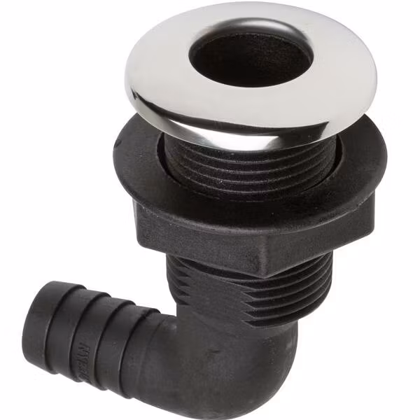 Bordgenomf. m RF lock 90gr, 1" 19mm