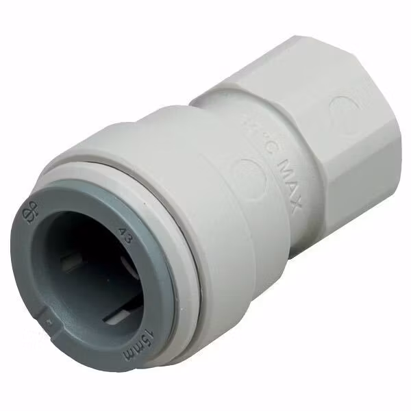 Snabbkoppling 3/8" innergänga Ø15mm, john guest