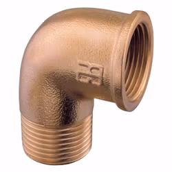 Guidi Böj 90° inv/utv 1/2" brons