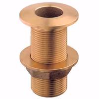 Guidi Bordgenomföring mässing planhuv, 3/8”, 55mm