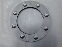 Manlucka för tank Rostfri