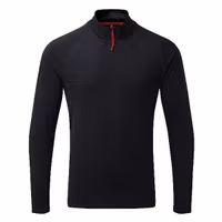 Gill UV009 Men's UV Långarmad Zip T-shirt Navy strl. M