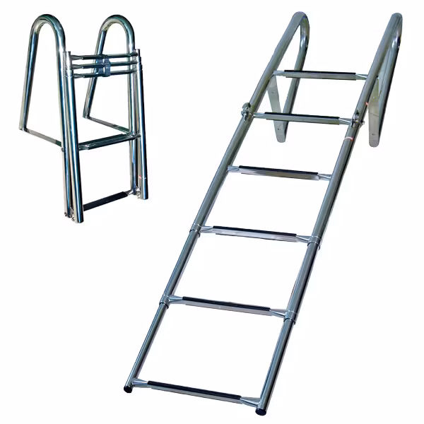 Bryggstege 6 steg RF 304 teleskop 88-200cm bredd 40cm