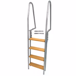 1852 Bryggstege 4 steg varm galvaniserad längd 190cm bredd 49cm