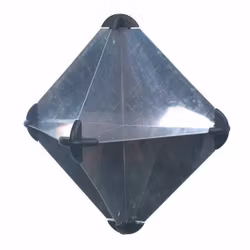 Radarreflektor aluminium 215 x 215 x 300mm 450g 3m2