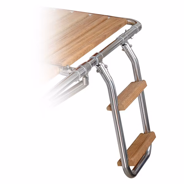 Stege till plattform RF m.teak