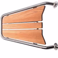 Peke, teak 70x48cm Ø32mm rör