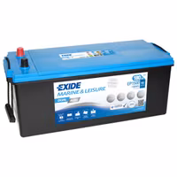 Exide Dual AGM batteri med poler på samma sida, 180 Amp