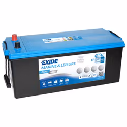 Exide Dual AGM batteri med poler på samma sida, 180 Amp