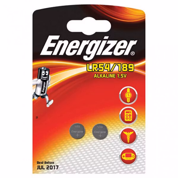 Energizer LR54/189 batteri 1.5V, 2 st