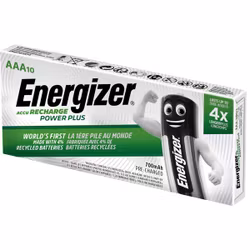 Energizer uppladdn.bart Power Plus batteri AAA 700mAh, 10st