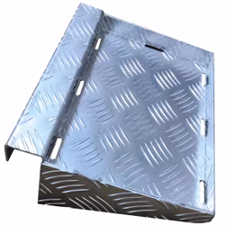 Hållare till batterilåda till släpvagnsskena, Aluminium