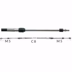 Ultraflex Reglagekabel C8 universal för inombordare 36 fot