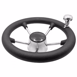 Ratt med rattknopp svart, Ø 280mm