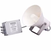 Marco signalhorn inkl. elektronikbox & kontrollpanel, 24V