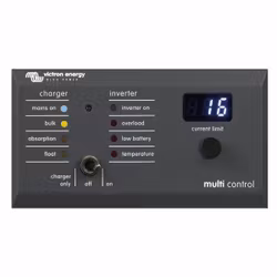 Victron kontrollpanel för Multi & Quatro, vinklad kontakt