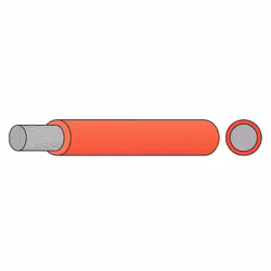1852 Förtennad kopparkabel röd 70 mm², 10m