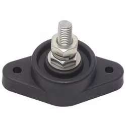 OceanFlex enkel elkoppling svart, max 240A / Ø9,5 mm