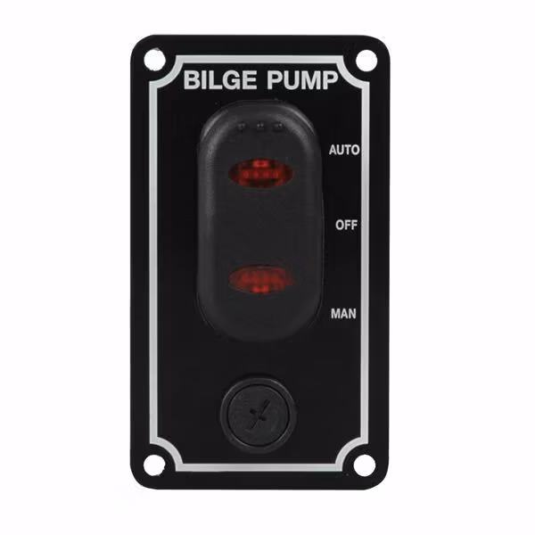 Pumppanel vattentät 12V, lodrät