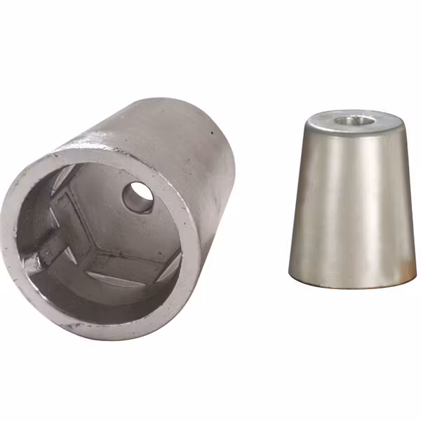 Zink för sexkantig axelmutter axel 55mm