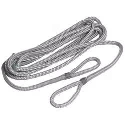 Robline fenderlina flätad 2-pack grå, 10mm x 2m