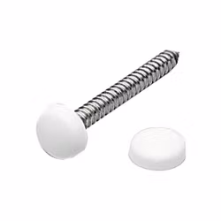 Täckbricka vit Ø4,8 - 6,0 mm, 20 st blister