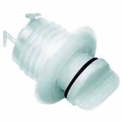 Nouve Rade länseprop m/skruvhål vit, Ø40 mm