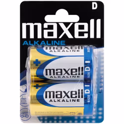 Maxell Alkaline D / LR20-batterier, 2st.