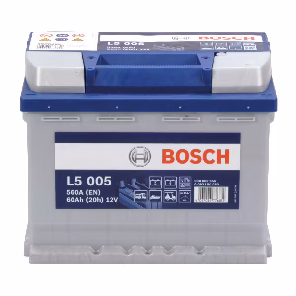 Bosch L5 Dual batteri, 60 Amp