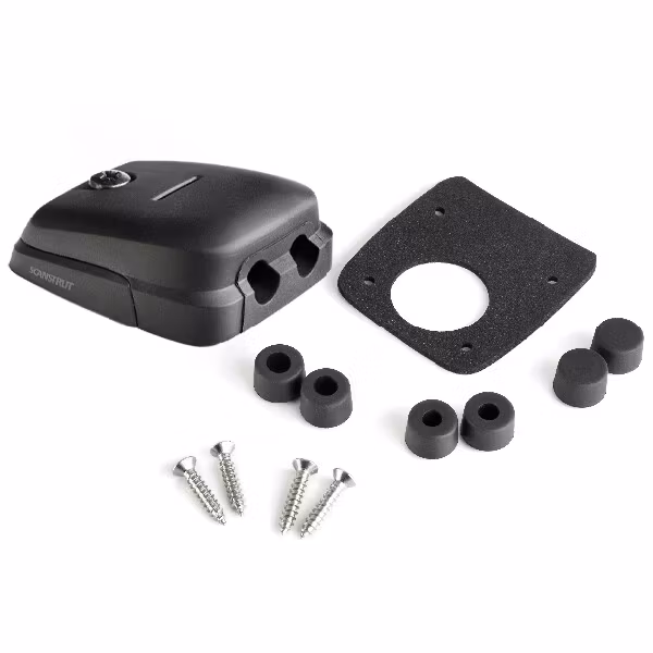 Scanstrut dæksgennemføring dobbelt, vandret til 6-10mm ledni