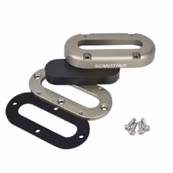 ScanStrut däckgenomföring för 4 x <15mm kablar, Alu