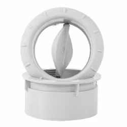 1852 Runt luftmunstycke grå 60 mm