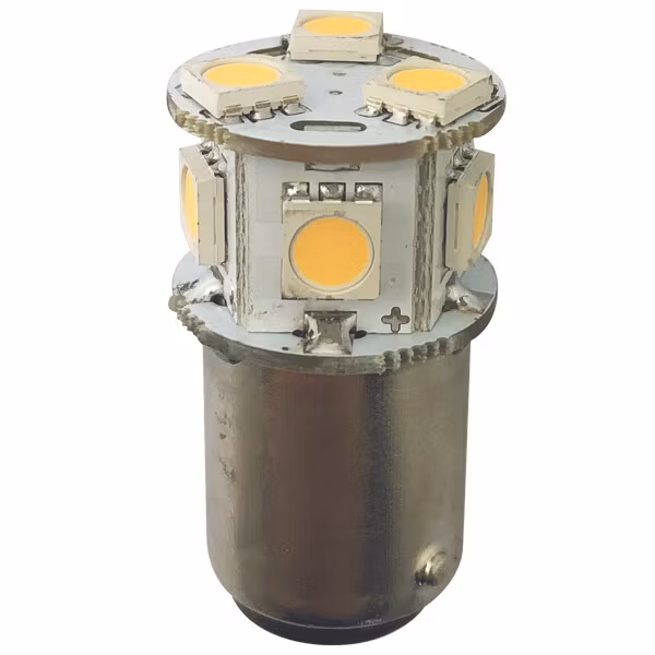 1852 LED-bajonett BA15D Ø19x33mm 10-36Vdc, 2 st