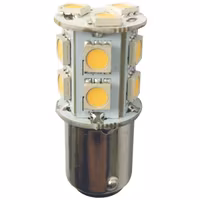 1852 LED-bajonett BA15D Ø19x43mm 10-36Vdc, 2 st